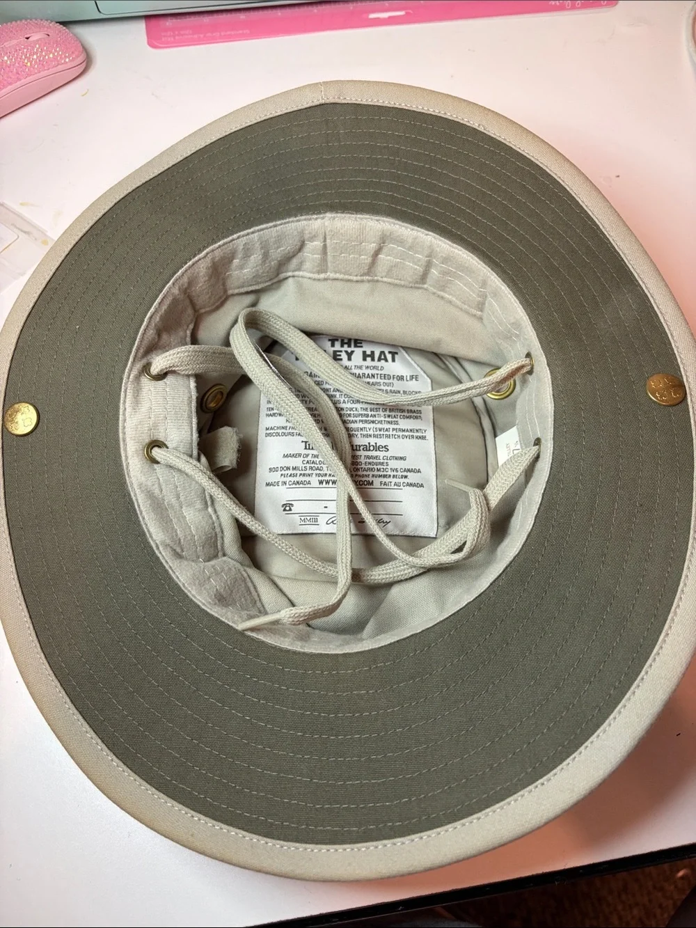 The Tilley Hat size 7 1/4 khaki